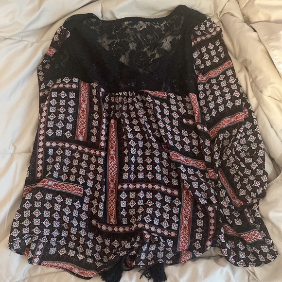 Patterned chiffon blouse - Picture 2 of 2